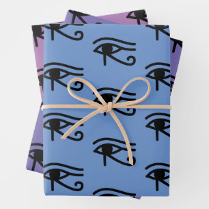 Feuille De Papier Cadeau Oeil de Horus Egyptien