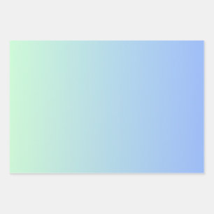 Feuille De Papier Cadeau Ombre bleu argenté violet blanc