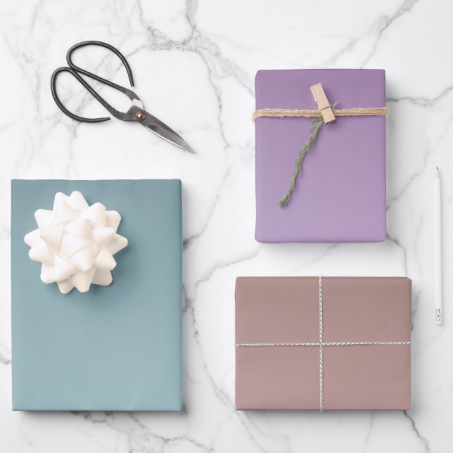 Feuille De Papier Cadeau Ombre de la monnaie turquoise (Recto)