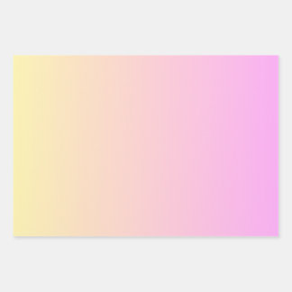 Feuille De Papier Cadeau Ombre rose Et Orange