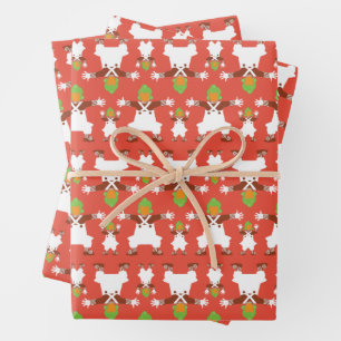 Feuille De Papier Cadeau Oompa Loompa Motif dansant