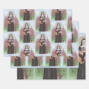 Feuille De Papier Cadeau Originale Crazy Cat Lady Gertrude Patron St Cats