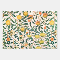 Ornement blanc de la grenade à fruits William Morr