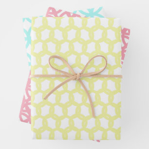 Feuille De Papier Cadeau Pack cadeau Preppy Pretty Pastel