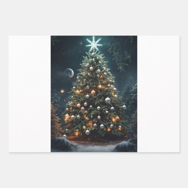 Feuille De Papier Cadeau "Pandemic Peril : A Haunting 2023 Christmas" (Devant 2)