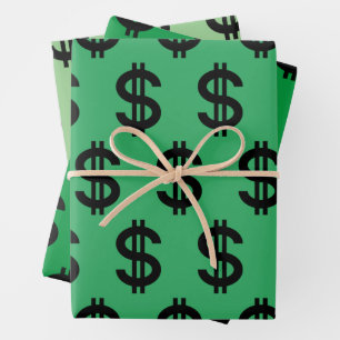 Feuille De Papier Cadeau Panneau dollar