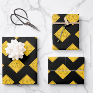 Feuille De Papier Cadeau Panneau pour les amateurs de bière