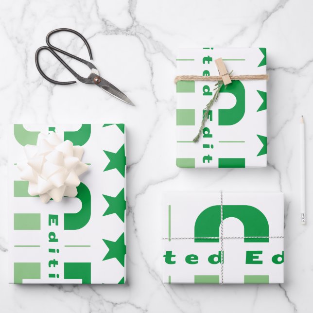 Feuille De Papier Cadeau Papa Limited Edition (Recto)