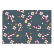 Papiers d'emballage de Noël rétro brillants