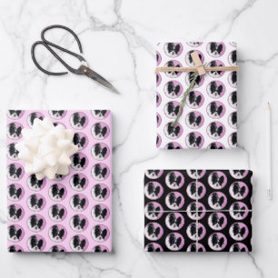 Feuille De Papier Cadeau Papillon