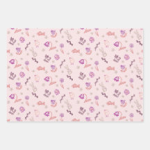 Pâques mignons levrette animaux et fleurs