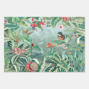 Feuille De Papier Cadeau Paradis tropical