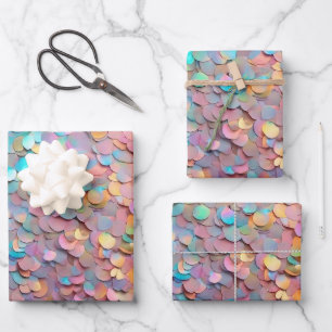 Feuille De Papier Cadeau Parties scintillant Opal Holographie Collection mo