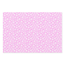 Pastel Empreintes de pattes Pink Blue et Purple An