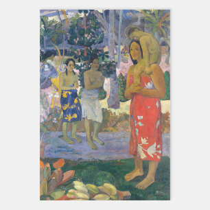 Feuille De Papier Cadeau Paul Gauguin - Hail Mary / Ia Orana Maria