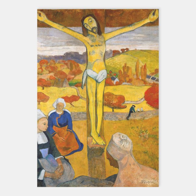 Feuille De Papier Cadeau Paul Gauguin - Le Christ Jaune (Créateur téléchargé)