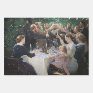 Feuille De Papier Cadeau Peder Severin Kroyer - Hip, Hip, Hurrah