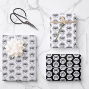 Feuille De Papier Cadeau Peinture Tibétaine Terrier - Cute Original Chien A