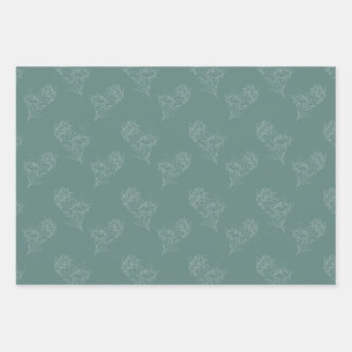 Feuille De Papier Cadeau Peony