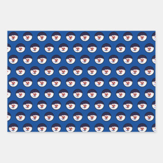 Feuille De Papier Cadeau père Noël Sniper