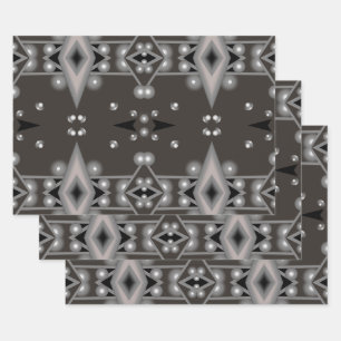 Feuille De Papier Cadeau Performances stellaires Design d'art Abstrait mode