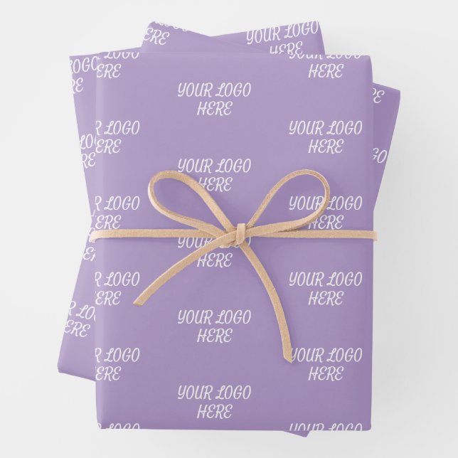 Feuille De Papier Cadeau Personalized Custom Your Logo Here Business Office (En situation)