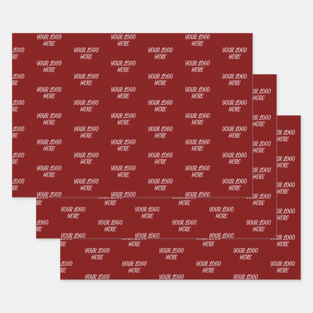 Feuille De Papier Cadeau Personalized Custom Your Logo Here Business Office (Lot)