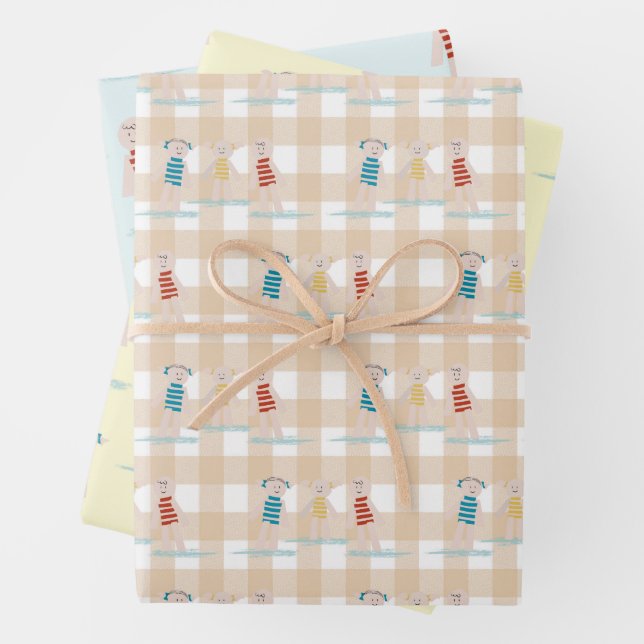Feuille De Papier Cadeau  Petits Habitants - Canciones para Soñar (En situation)