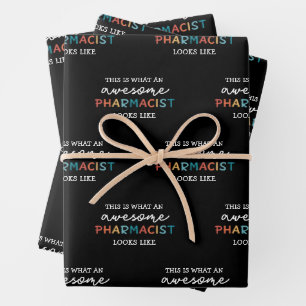 Feuille De Papier Cadeau Pharmacien Funny Awesome Pharmacist Cadeau