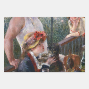 Feuille De Papier Cadeau Pierre-Auguste Renoir - Déjeuner de la fête nautiq