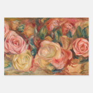 Feuille De Papier Cadeau Pierre-Auguste Renoir - Rose