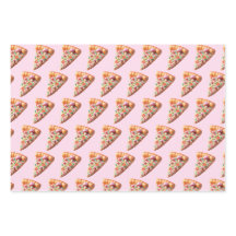 Pizza aux champignons roses Whimsical