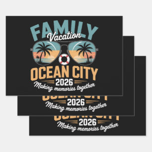 Feuille De Papier Cadeau Plage d'Ocean City