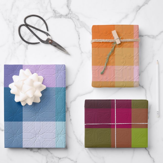 Feuille De Papier Cadeau  Plaid Décoratif (Recto)