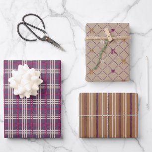 Feuille De Papier Cadeau Plum de sucre - Plum & Bows Set, Style HI Noël