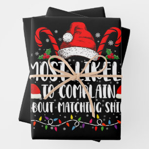 Feuille De Papier Cadeau Plus susceptible de se plaindre de la chemise asso
