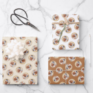 Feuille De Papier Cadeau Pointeur Peinture Anglais mignon Original Animal d