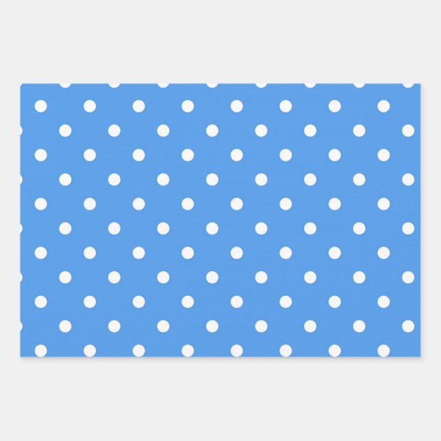 Feuille De Papier Cadeau Polka dot (Devant)