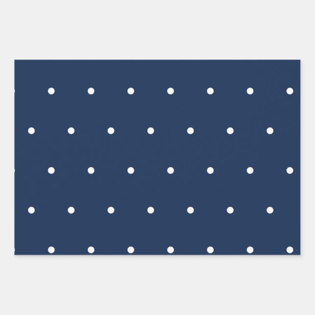 Feuille De Papier Cadeau Polka dot (Devant)