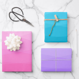 Feuille De Papier Cadeau Polygonal géométrique