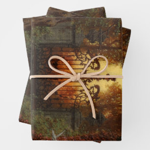 Feuille De Papier Cadeau Porte du château (par Ferdinand Knab)