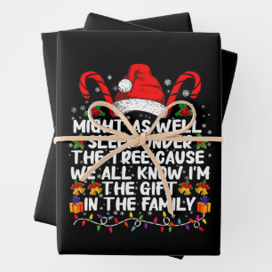 Feuille De Papier Cadeau Pourrait Aussi Dormir Sous Le Cadeau De Noël Arbre