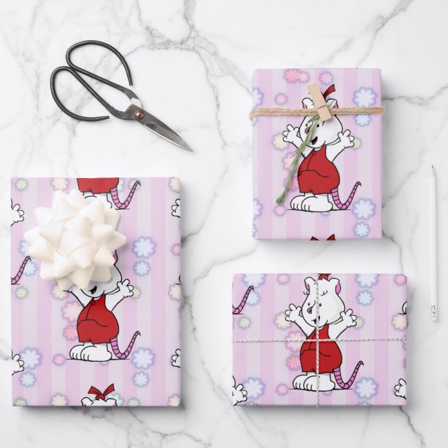 Feuille De Papier Cadeau Pozzum (Recto)