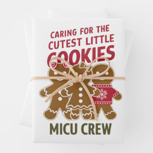 Feuille De Papier Cadeau Prendre soin des cookies les plus mignons Nicu Nur