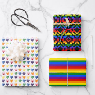 Feuille De Papier Cadeau Pride Rainbow LGBTQ