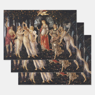 Feuille De Papier Cadeau Primavera, Allégorie du Printemps par Sandro Botti