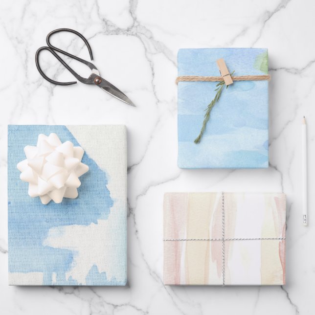 Feuille De Papier Cadeau Promenade nautique (Recto)