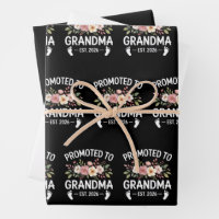Promue grand-mère 2026 Première fois Nana Floral