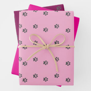 Feuille De Papier Cadeau Puppy Prints 2025