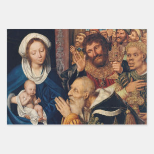 Feuille De Papier Cadeau Quentin Matsys - L'Adoration du Magi
